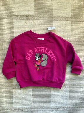 babyGap × Disney Relaxed Graphic Sweatshirt Minnie Mouse baby toddler 12-18